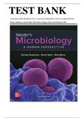 TEST BANK FOR NESTER'S MICROBIOLOGY&colon; A HUMAN PERSPECTIVE&comma; 10TH EDITION BY DENISE ANDERSON