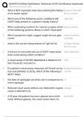 IJCAHPO COT Certification Exam Test Bank &sol; Ophthalmic Technician &sol; 2025 Update &sol; Score 100&percnt;