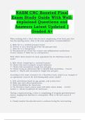 NASM CNC Boosted Final Exam Study Guide with Well-Explained Questions and Answers &lpar;Latest Updated 2025&ndash;2026&rpar; &ndash; Graded A&plus;