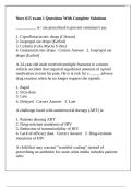 Nurs 615 exam 1 Questions With Complete Solutions
