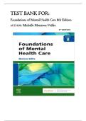 Test Bank For Foundations of Mental Health Care 8th Edition By Morrison-Valfre&period; All Chapters 1-33 Well Covered&period;&vert; Latest 2026&period;