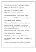 NUR 355 Exam 4 Questions With Complete Solutions