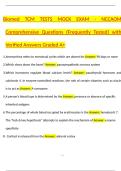 Biomed TCM TESTS MOCK EXAM - NCCAOM Comprehensive Questions &lpar;Frequently Tested&rpar; with Verified Answers Graded A&plus;