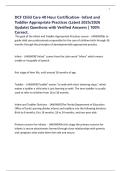 DCF Child Care 40 Hour Certification- Infant and Toddler Appropriate Practices &lpar;Latest 2025&sol;2026 Update&rpar; Questions with Verified Answers &vert; 100&percnt; Correct&period;