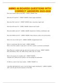 AMMO 49 BOARDS QUESTIONS WITH CORRECT ANSWERS 2025-2026