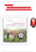 Essentials of Pediatric Nursing &ndash; 4th Edition by Theresa Kyle & Susan Carman &vert; Complete Test Bank Chapters 1&ndash;29
