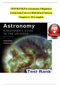 Test Bank For Astronomy A Beginners Guide to the Universe 7th edition by Chaisson