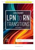 Test Bank For LPN to RN Transitions 6th Edition by Lora Claywell all chapters included graded A&plus;