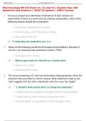 Pharmacology RN ATI Exam V1&comma; V2 and V3 &vert; Explore New 180 Questions and Answers &vert; 2025&sol;26 Update &vert; 100&percnt; Correct&period;