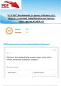WGU D072 Fundamentals for Success in Business &vert;OA&vert; Objective Assessment&vert; 127 Actual Questions and Answers Latest Updated 2025&sol;2026 &lpar;Graded A&plus;&rpar;