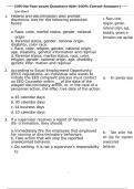 DHS No Fear exam Questions With 100&percnt; Correct Answers &vert; Verified 