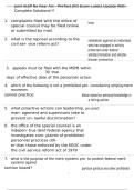 Joint Staff No Fear Act - PreTest JKO Exam Latest Update With Complete Solutions&excl;&excl;&excl;