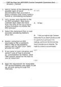 DHS No Fear Act &num;810005 Course Complete Questions And Answers &vert; Solved 