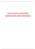 D099 WGU PA REVIEW QUESTIONS AND ANSWERS