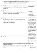Geri Exam &num;1 &lpar;Evolve&period;Elsevier Questions from chs&period; 1&comma;5&comma;6&comma;3&comma;4&comma;19&comma;14&comma;15&comma;16&rpar; Answered Correctly&excl;&excl;&excl;