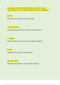 FAE &lpar;FIRE APPARATUS ENGINEER&rpar; ILLINOIS EXAM  QUESTIONS AND ANSWERS &lpar;UPDATED AND VERIFIED&rpar;