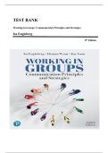TEST BANK FOR Working in Groups&colon; Communication Principles and Strategies 8th Edition by Isa Engleberg &comma; ISBN&colon; 9780138275891 &vert;Chapter 1-12&vert; Guide A&plus;