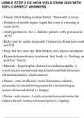 USMLE STEP 2 CK HIGH-YIELD EXAM 2024 WITH 100&percnt; CORRECT ANSWERS
