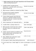 Motor Vehicle Unit 151 Exam Questions And Answers With 100&percnt; Verified Solutions&excl;&excl;&excl;