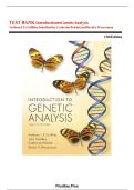 TEST BANK IntroductiontoGeneticAnalysis AnthonyJ&period;F&period;Griffiths JohnDoebley Catherine Peichel