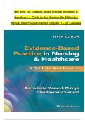 Test Bank For Evidence-Based Practice in Nursing &  Healthcare A Guide to Best Practice 5th Edition by  Melnyk&comma; Ellen Fineout-Overholt Chapter 1 - 23 Complete 