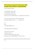 CDL Passenger Endorsement Practice Exams With complete solution RATED A&plus; 2025&sol;2026 NEW&excl;&excl;