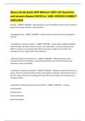 Glynco Study Guide BOP Midterm With 107 Questions and answers Newest RATED A&plus; 100&percnt; VERIFIED CORRECT 2025&sol;2026 