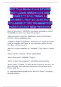 NYC Tour Guide Exam REVIEW WITH EXAM QUESTIONS AND CORRECT SOLUTIONS A&plus; GRADED UPDATED 2025&sol;2026 SYLLABUS&excl;&excl;&excl;100&percnt; GUARANTEED PASS&excl;&excl;<BRAND NEW VERSION>