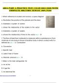 STUDY&vert;BUNDLE &comma;&comma;ALL ABOUT ABSA ULTIMATE STUDY GUIDE&comma; EXPERT VERIFIED  SOLUTION&excl;&excl;