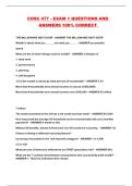 COSC 477 - EXAM 1 QUESTIONS AND ANSWERS 100&percnt; CORRECT 