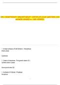 ONS Chemotherapy and Immunotherapy Certificate Exam &ndash; Verified Questions and Answers Graded A&plus;