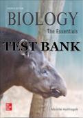 Test Bank Biology the Essentials 4th Edition by Marielle Hoefnagels All Chapters