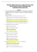 BADM 7200E Faik koray online EXAM 1&comma;2&3 QUESTIONS AND ANSWERS 2025 Louisiana State University