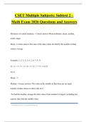 CSET Multiple subjects Bundled Tests 2026 Questions and Answers