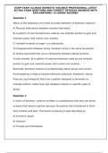 ICDVP EXAM &sol;ILLINOIS DOMESTIC VIOLENCE PROFESSIONAL LATEST ACTUAL EXAM 300 QUESTIONS AND CORRECT DETAILED ANSWERS WITH EXPLANATIONS &vert;AGRADE