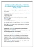 CRISIS MANAGEMENT EXAM WITH ALL CORRECT & 100&percnt; VERIFIED ANSWERS&vert;ACTUAL COMPLETE EXAM&vert; UPDATED TO PASS