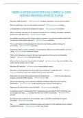 HB280 CHAPTER1 EXAM WITH ALL CORRECT & 100&percnt; VERIFIED ANSWERS&vert;UPDATED TO PASS