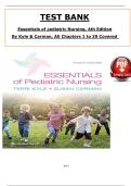 Essentials of Pediatric Nursing 4th Edition &ndash; Exam Questions & Study Guide &vert; Verified 2025&sol;2026 &vert; Instant Download PDF
