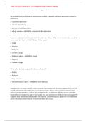 WCU PATHOPHYSIOLOGY 370 FINAL EXAM&vert;&vert;ACTUAL 150Qs&As&vert;A&plus;GRADE