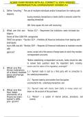 ACAMS EXAM REVIEW WITH ALL CORRECT & 100&percnt; VERIFIED ANSWERS&vert;ACTUAL EXAM&vert;ALREADY GRADED A&plus;