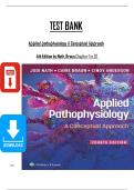 Applied Pathophysiology 4th Edition &ndash; Exam Questions & Answers &lpar;Ch&period; 1&ndash;20&rpar; &ndash; Nursing & Health Science Study Guide PDF