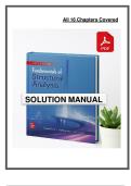 Solution Manual &ndash; Fundamentals of Structural Analysis&comma; 6th Edition &lpar;Leet&comma; Uang & Gilbert&rpar; &ndash; Complete Problem Solutions &lpar;Chapters 1&ndash;16&rpar;