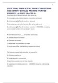 SSI ITC FINAL EXAM ACTUAL EXAM 475 QUESTIONS AND CORRECT DETAILED ANSWERS &lpar;VERIFIED ANSWERS&rpar; &vert;ALREADY GRADED A&plus;