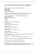 COSC 475 TAMU FINAL QUESTIONS & ANSWERS