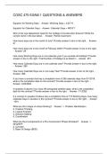 COSC 475 EXAM 1 QUESTIONS & ANSWERS