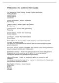 TAMU COSC 475 - EXAM 1 STUDY GUIDE