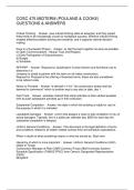 COSC 475 MIDTERM &lpar;POULAND & COOKE&rpar; QUESTIONS & ANSWERS