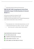 NGN RN Exit HESI Comprehensive Evolve Exam &lpar;2024&sol;2025&rpar; &vert; Expert Verified Questions & Correct Answers &vert; Rated A&plus;
