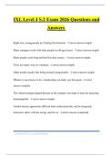 IXL Level J S&period;2 Exam 2026 Questions and Answers
