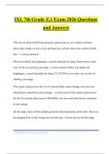 IXL 7th Grade Z&period;1 Exam 2026 Questions and Answers